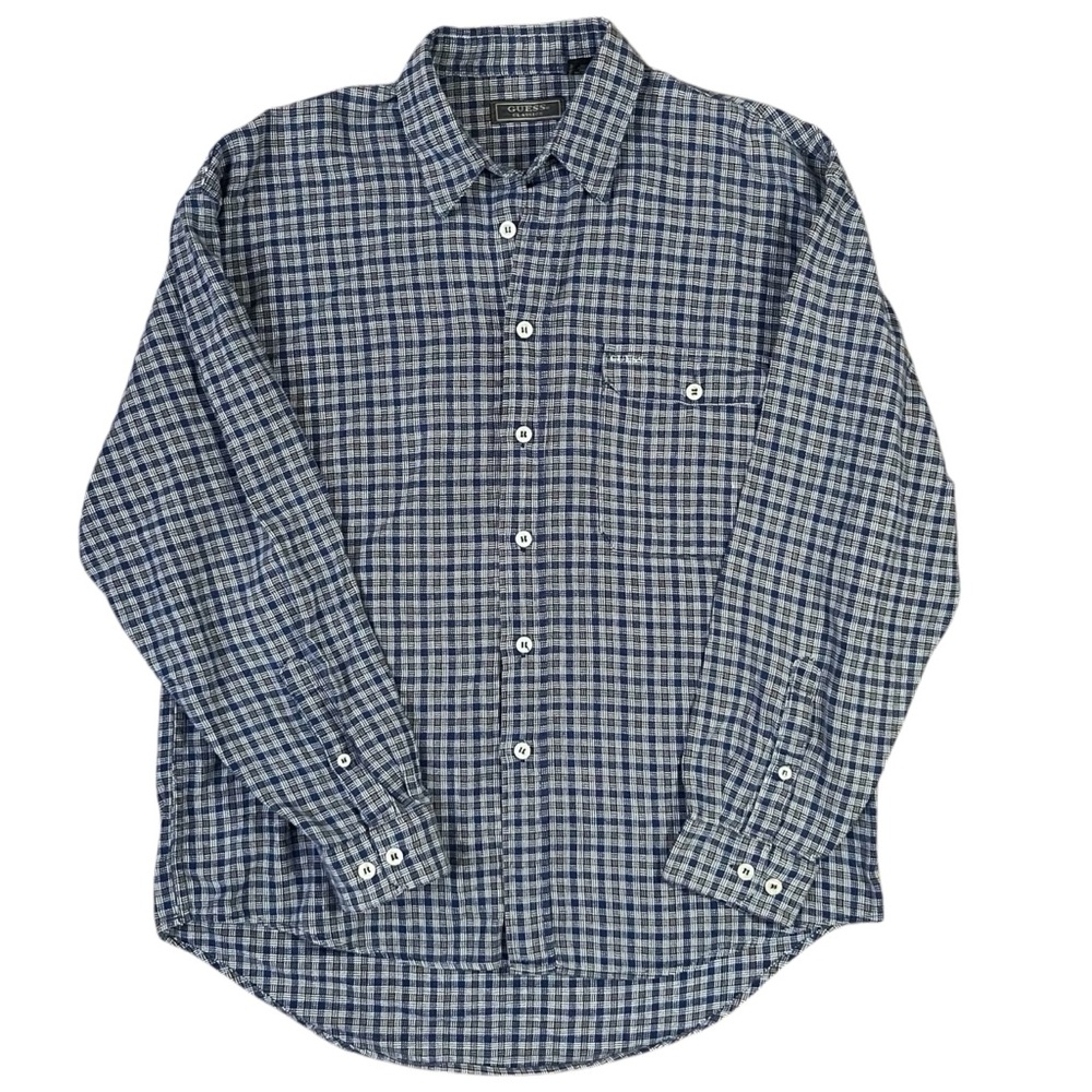 Guess Blue‎ Casual Button Down Shirt